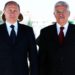 Palestinian President Mahmoud Abbas and Vilamidir Putin