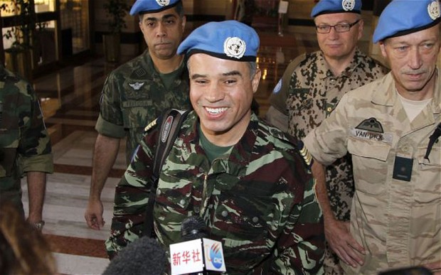 UN monitors in Syria UN monitors in Syria