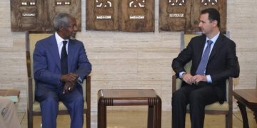 Bashar al-Assad and annan