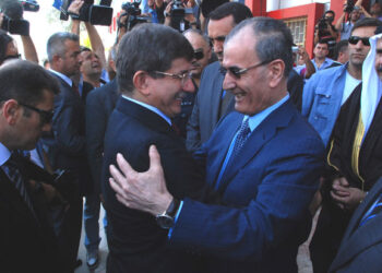Davutoglu and Nejmeddin Karim