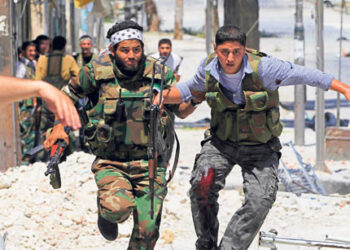 Free Syrian Army opposition fighters