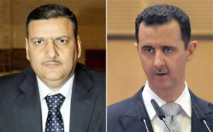 Riyad Hijab and Assad