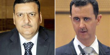 Riyad Hijab and Assad