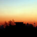 Colourful sunset in Tehran