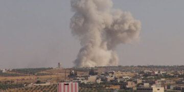 Syrian fighter near Idlib