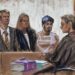 Courtroom sketch shows Nafis being arraigned in United States District Court of Eastern District of New York