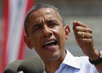U.S. President Obama speaks at a campaign event at Carnegie Mellon University in Pittsburgh