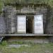 A view of the entrance into a 57-year old disused military bunker near the central Swiss town of Alpnach