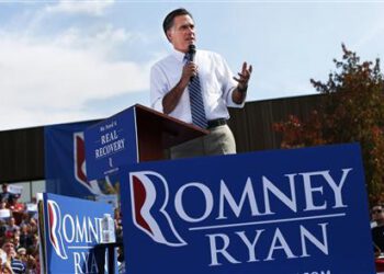 Republican presidential nominee Mitt Romney speaks during a campaign rally at Shawnee State University in Portsmouth, Ohio
