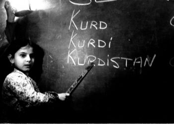 kurdish-girl-black-board
