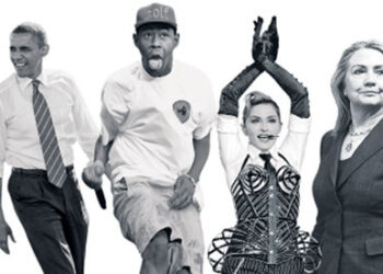 Barack Obama, Tyler, the Creator, Madonna and Hillary Clinton.