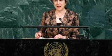 Theresa May, BM toplantısında Rusya'nın saldırgan politikaları hakkında konuştu