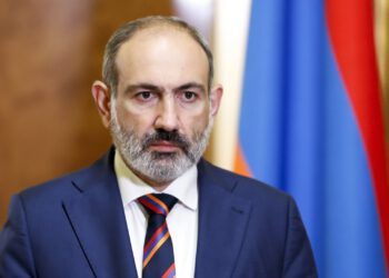 Armenian Prime Minister Nikol Pashinian pauses as he speaks at the Armenian parliament in Yerevan, Armenia, Sept. 27, 2020. (AP File Photo)