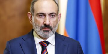 Armenian Prime Minister Nikol Pashinian pauses as he speaks at the Armenian parliament in Yerevan, Armenia, Sept. 27, 2020. (AP File Photo)