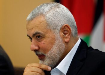Haniyeh said Hamas had detected “positive changes” on the ground in the West Bank as a result of reconciliation talks with rival Palestinian faction Fatah (AFP)