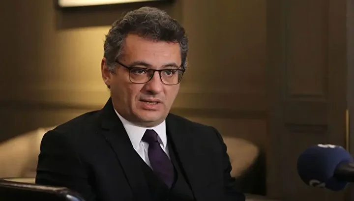 Tufan Erhürman speaking during a campaign rally